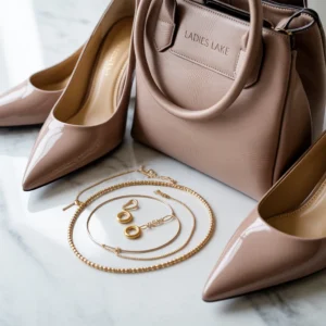 Bracelet displayed on a soft jewelry